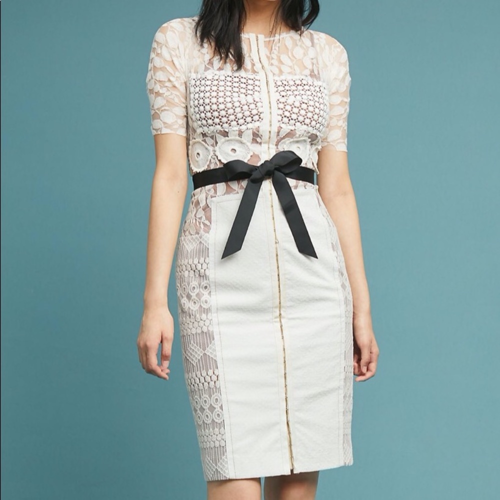 Anthropologie Byron Lars Carissima Sheath Dress